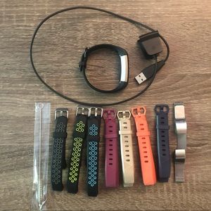 Fitbit Alta HR with 8 Fashion Bands